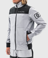 Side view of the Open Ocean Speed Jacket in grey