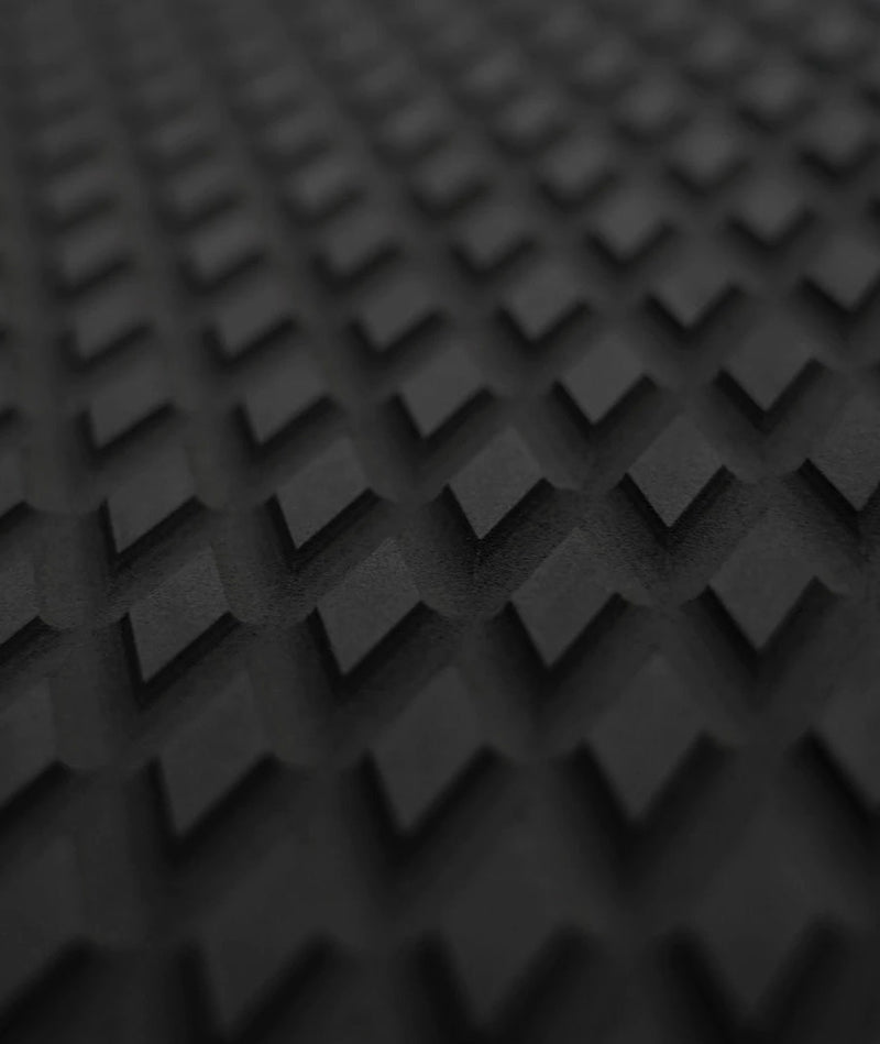 Black flooring material